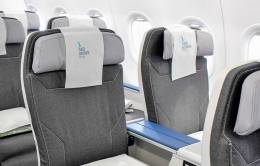 Asientos de un avión de Azores Airlines. Foto: Azores Airlines