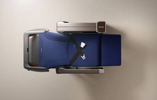 Asiento Recaro Aircraft Seating R4, presentado el 25 de agosto. Foto: Recaro