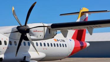 Imagen de archivo de un ATR 72-600 de Air Nostrum. Foto Air Nostrum