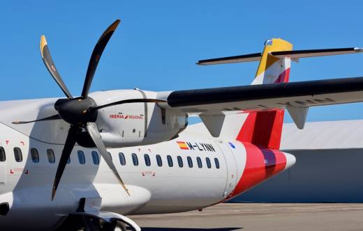 Imagen de archivo de un ATR 72-600 de Air Nostrum. Foto Air Nostrum