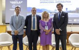 Foto de grupo en el III Congreso de Seguridad Operacional Aeronáutica. Foto: Sepla