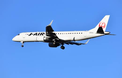 Avi�n de Embraer de Japan Airlines. Foto: Embraer