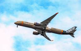 Primer vuelo del Airbus A350F. Foto: Airbus