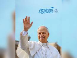 El papa Le�n XIV ser� transportado por Aerol�neas Argentinas. Foto: Aerol�neas Argentinas