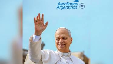 El papa Le�n XIV ser� transportado por Aerol�neas Argentinas. Foto: Aerol�neas Argentinas