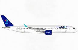 Avión de World2Fly. Foto: World2Fly