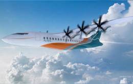 Ilustración de un avión de energías alternativas de ALTEA. Foto: ALTEA