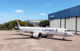 Embraer E195-E2 de Latam. Foto: Embraer