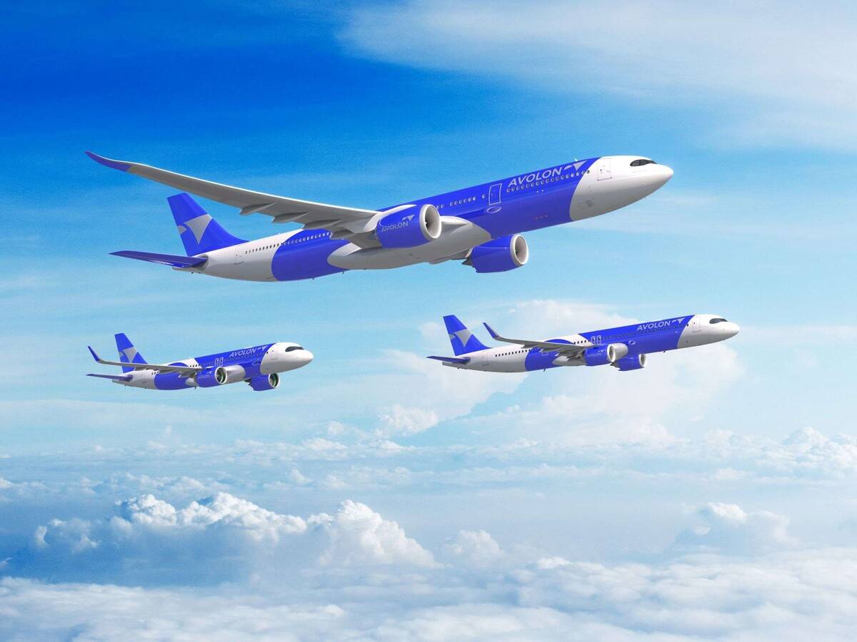 Aviones de Airbus con librea de Avolon. Foto: Arbus Aviones de Airbus con librea de Avolon. Foto: Arbus