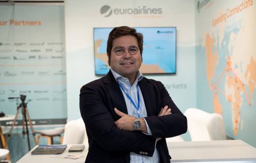 Antonio L�pez-L�zaro, consejero delegado de Euroairlines. Foto: Euroairlines