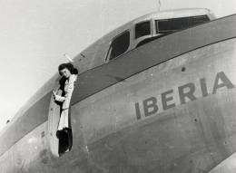 Mar�a Jos� Ugarte, una de las cuatro primeras azafatas de Iberia. Foto: Iberia