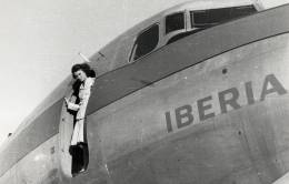 María José Ugarte, una de las cuatro primeras azafatas de Iberia. Foto: Iberia