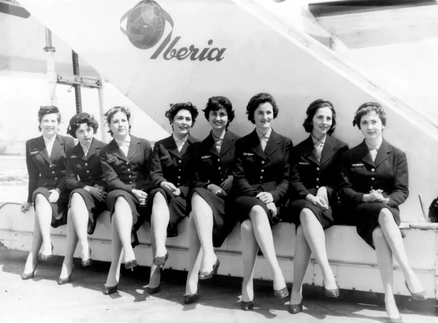 Años 1950-1960. Foto: Iberia