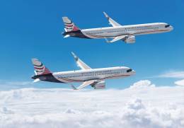 Aviones con la librea de Aviation Capital Group. Foto: Airbus