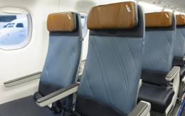 Asientos Recaro de nueva generaci�n instalados en un Embraer E175 por primera vez. 