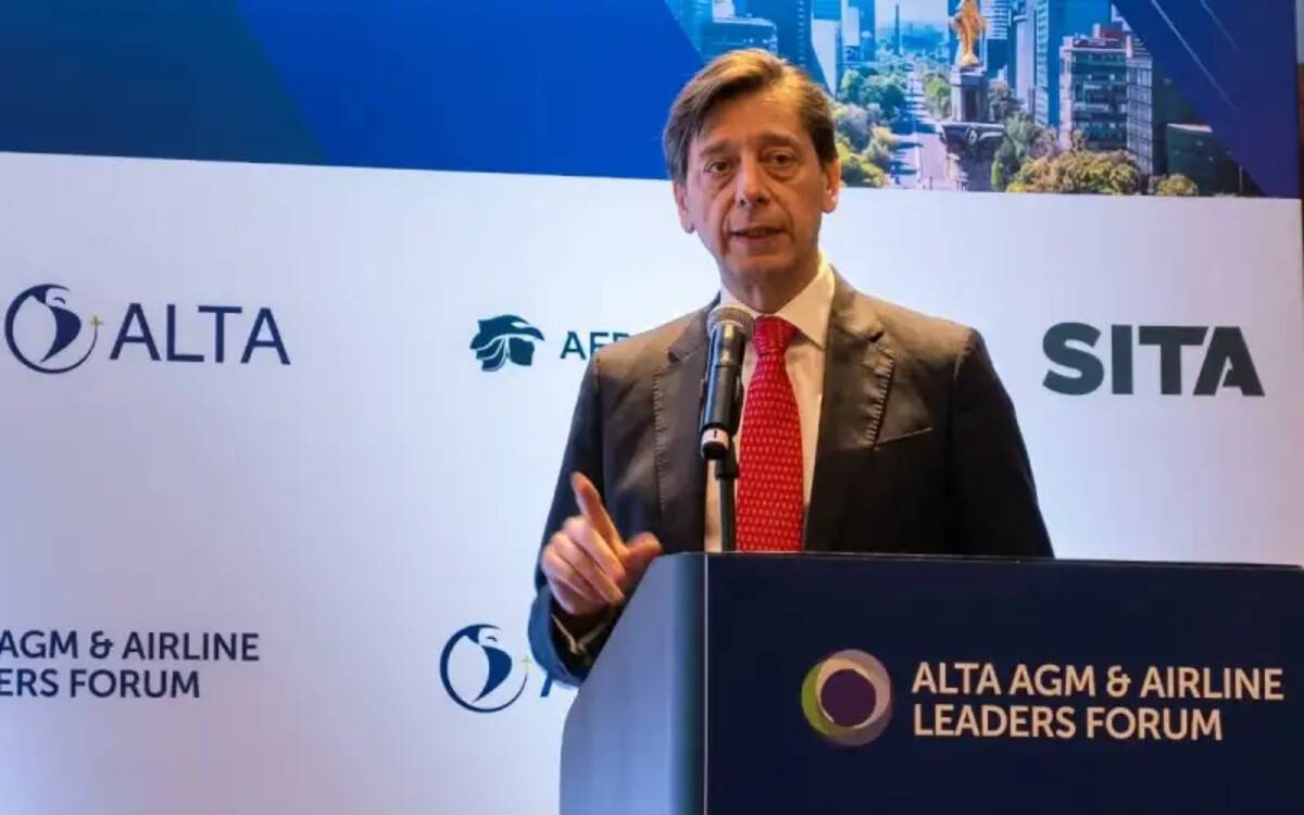 Arturo Barreira, presidente de Airbus para América Latina y el Caribe en el Foro de ALTA 2026. Foto: ALTA Arturo Barreira, presidente de Airbus para América Latina y el Caribe en el Foro de ALTA 2026. Foto: ALTA