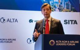 Arturo Barreira, presidente de Airbus para Am�rica Latina y el Caribe en el Foro de ALTA 2026. Foto: ALTA