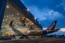 Carguero A350F de Airbus. Foto: Airbus