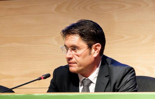 David González, jefe de torre de control de Málaga, gestionada por Enaire. Foto: Enaire