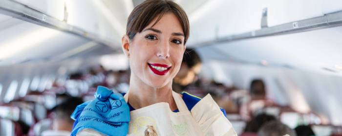 Binter reparti� mandarinas durante el vuelo el pasado 21 de octubre. Foto: Binter