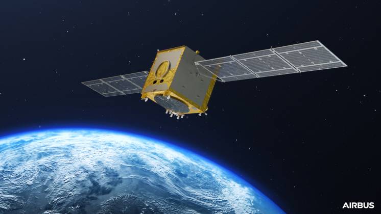 Recreaci�n art�stica de un sat�lite Galileo de segunda generaci�n en el espacio. Foto: Airbus