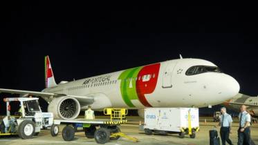 Primer vuelo de TAP a S�o Luiz. Foto: Asur Aeropuertos