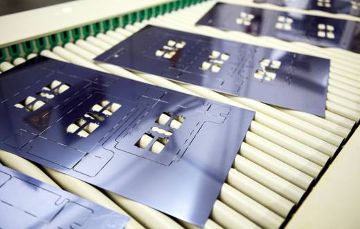 Imagen de grabado en aluminio. Foto: Precision Micro