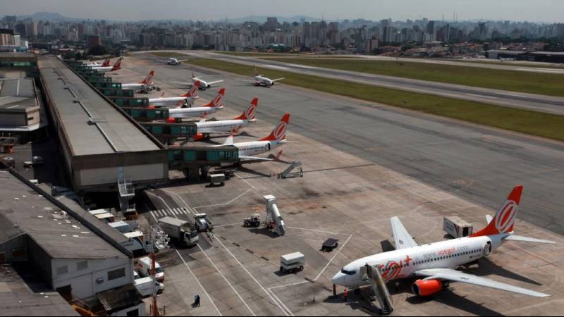 Aeropuerto brasileo de Congonhas.