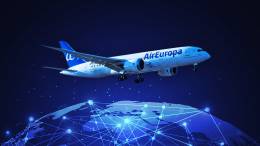 Ilustracin con un avin de Air Europa.