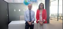 Jos Miguel de Pablo director de CRIDA y Patricia Lpez de Frutos responsable del Programa Innovacin Abierta