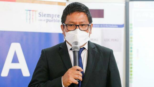Jorge Lpez, titular del Ministerio de Salud peruano.