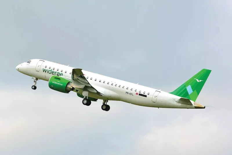 Avin E190-E2 de la aerolnea Wideroe.