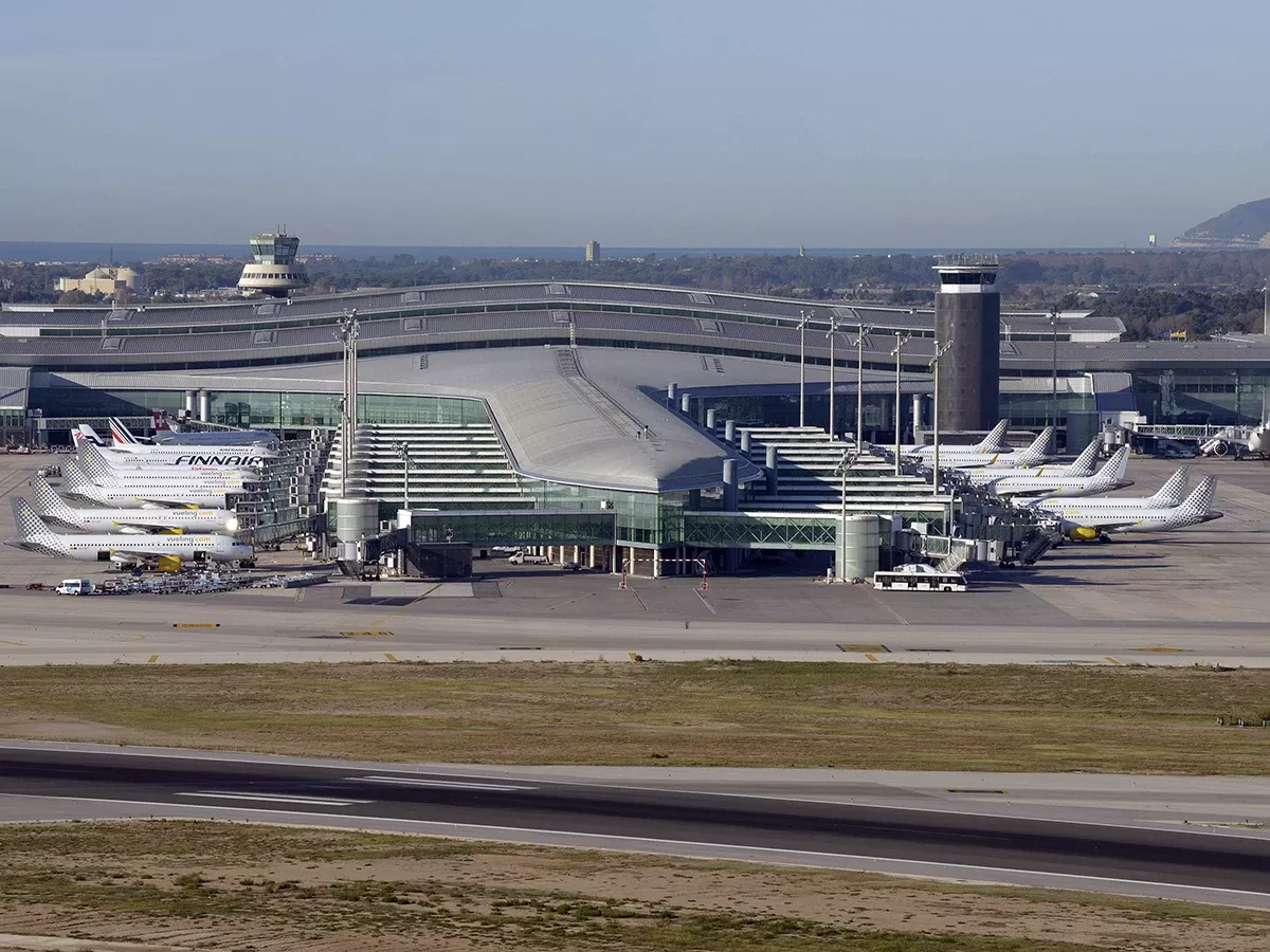 Pista en el Aeropuerto Barcelona-El Prat. Foto: Aena