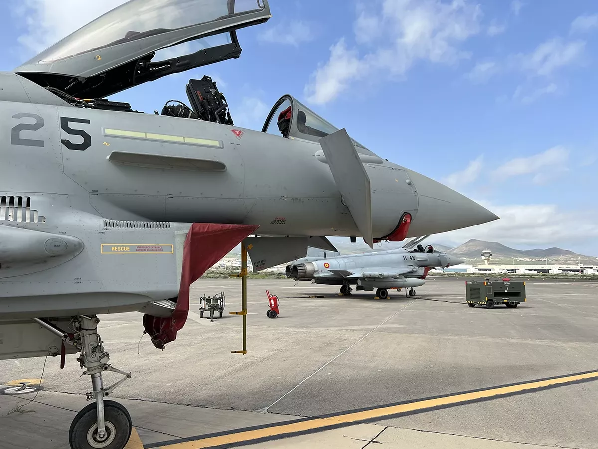 Aeronaves del Ejrcito del Aire y del Espacio participantes en SIRIO 22. Foto: Enaire 