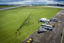 AeroFotoFest en el da del Spotter del aeropuerto uruguayo de Carrasco. 