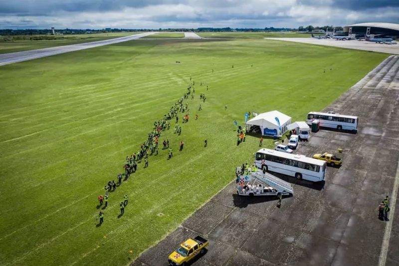 AeroFotoFest en el da del Spotter del aeropuerto uruguayo de Carrasco. 