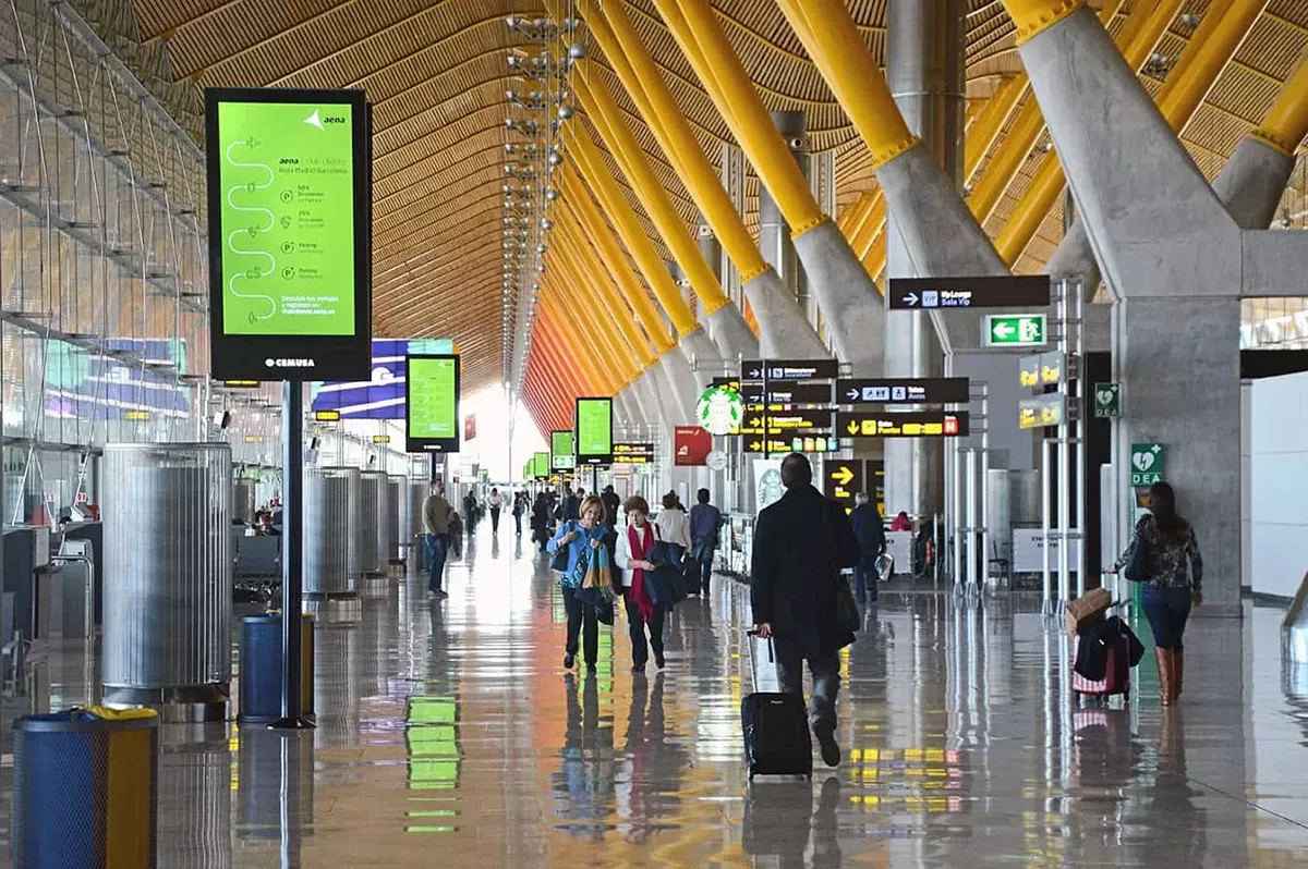 Terminal en el Aeropuerto Adolfo Surez Madrid-Barajas. Foto: Aena