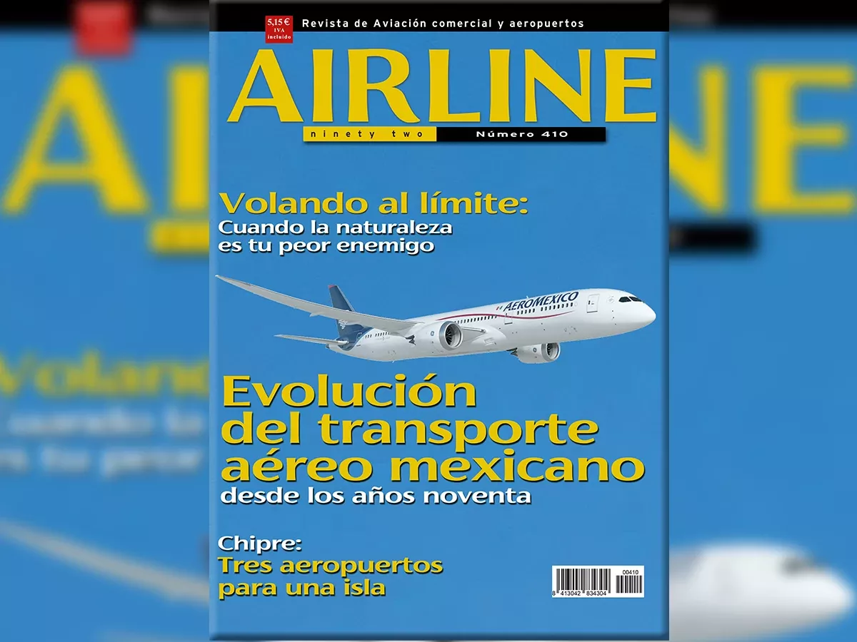 Portada del nmero 410 de la revista Airline Ninety Two de febrero de 2023.