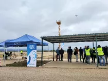 Demostracin de vuelo con drones en Jaen. Foto: CATEC