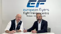 Luis Miñano y Miguel Pineda, máximos responsables ejecutivos de  Europea Flyers y Cinetic Plus.