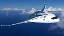 Prototipo de avión de hidrógeno Airbus ZEROe. Foto: Airbus