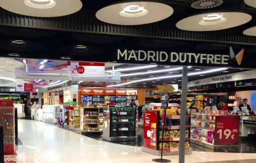 Tienda de Dufry en Madrid/Barajas.