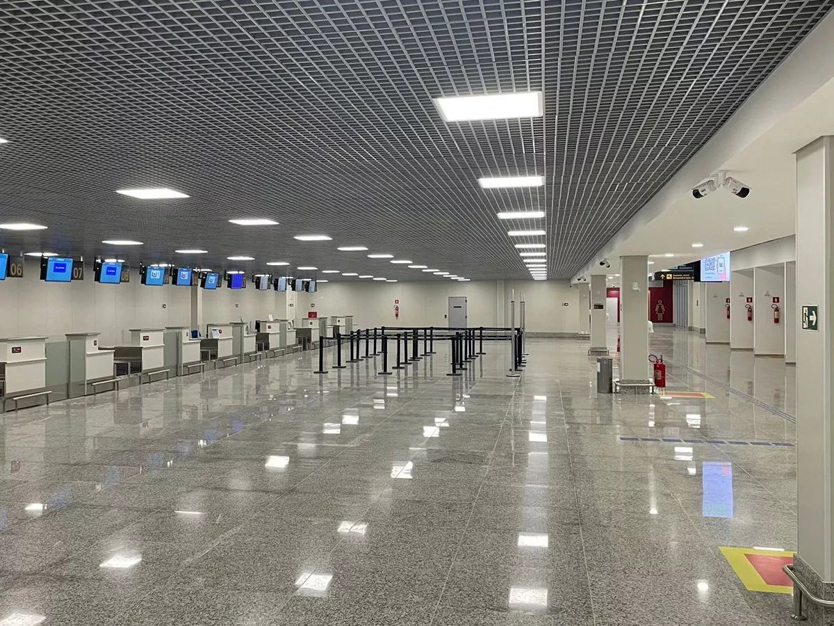 Nuevas instalaciones de check-in del aeropuerto de Juazeiro do Norte. Foto: Aena