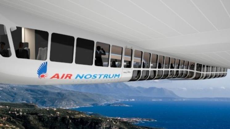 As se vern los Airlander de Air Nostrum.