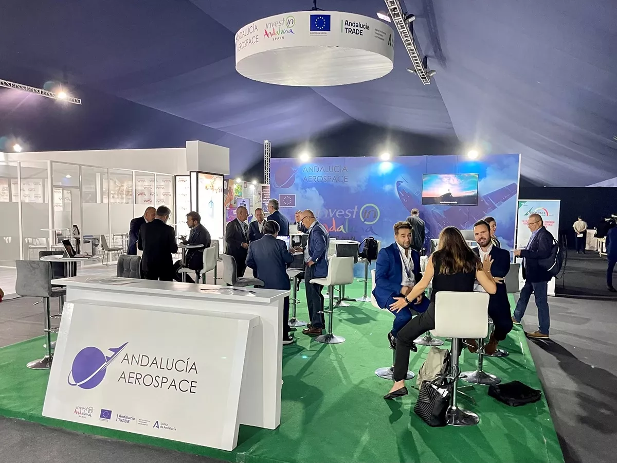 La industria andaluza aeronutica y de defensa en Aerospace Meeting Casablanca. Foto: Andaluca TRADE