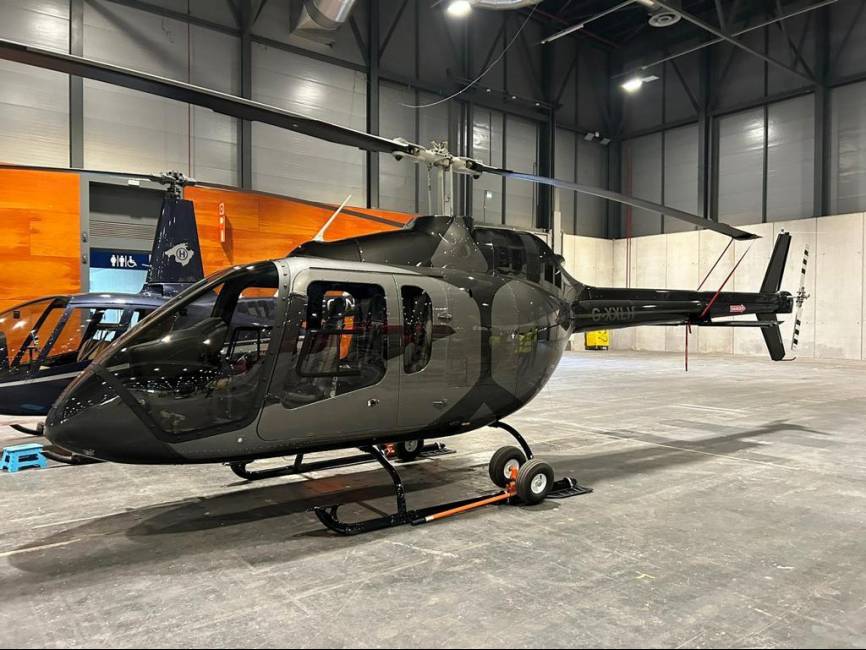 Otro de los Bell estadounidenses presentes en el European Rotors, es este 505 Jet Ranger X.