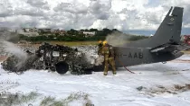 C208B Grand Caravan de la Coordinadora de Aviacin Operacional de la Polica Federal de Brasil accidentado. 