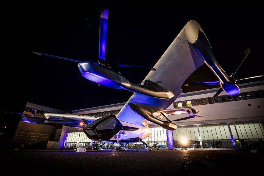 Prototipo CityAirbus NextGen. Foto: AirbusPrototipo CityAirbus NextGen. Foto: Airbus