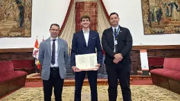 El alumno de Adventia, Ignacio Sancho Muoz, que ha sido galardonado con el Premio Extraordinario de Grado. Foto: Adventia.