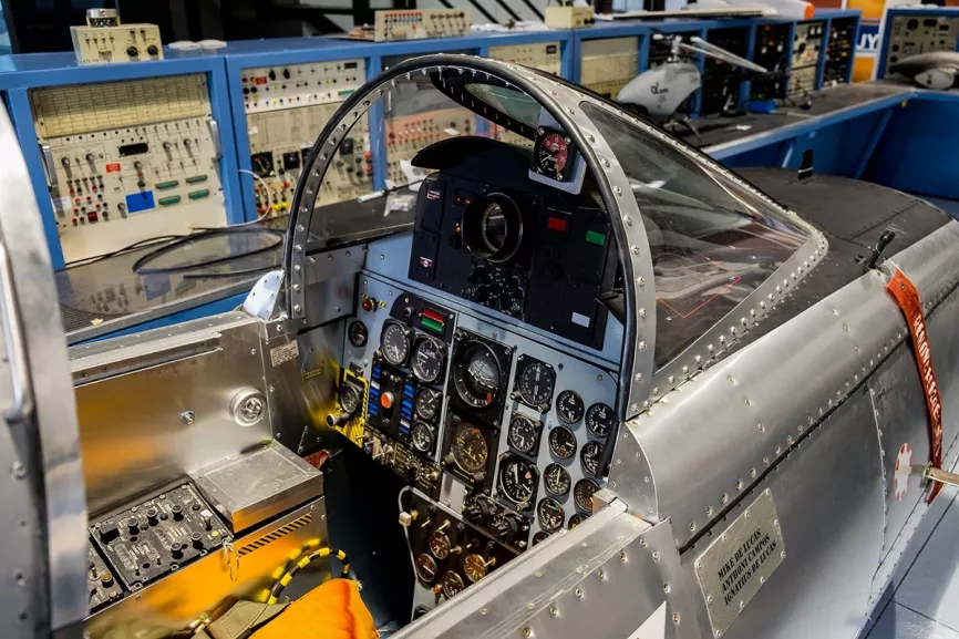 Foto de las instalaciones de Aviatión Group en la Avenida de Orovilla en Madrid. Foto: Aviation Group